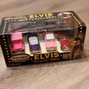 Matchbox Collectibles Elvis Favorite Cars Set - Pink, Purple, Red